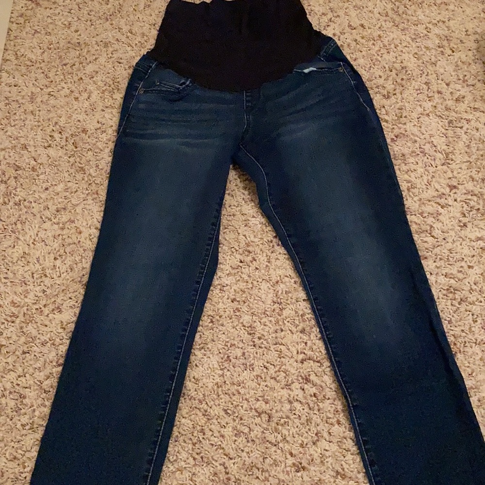 A Glow maternity denim sz 4L